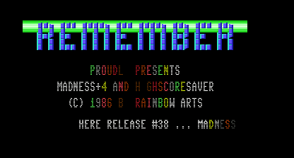 Madness Title Screen