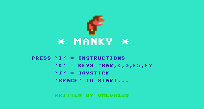 Manky Title Screen
