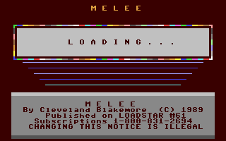 Melee Title Screen