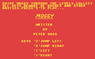 Moggy Title Screen