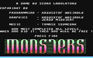Monsters Title Screen