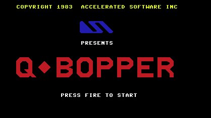 Q-bopper Title Screen