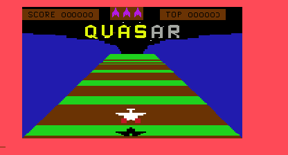 QUASAR Title Screen