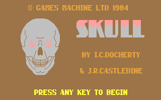 Skull Title Screen