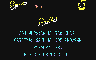 Spooked Title Screen