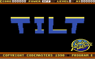 Tilt Title Screen