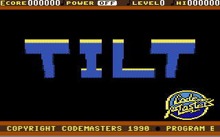 Tilt Title Screen Tilt Title Screen