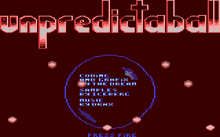 Unpredictaball Title Screen