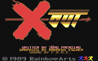 X-Out Title Screen