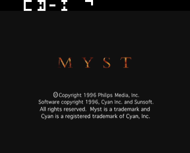 Myst Title Screen