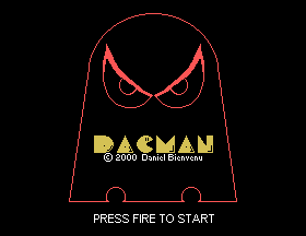 Dacman Title Screen