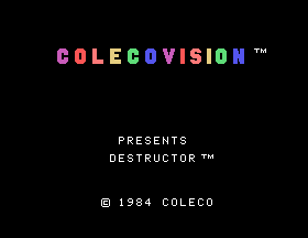 Destructor Title Screen