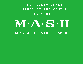 M.A.S.H. Title Screen