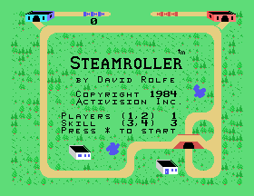 Steamroller Title Screen