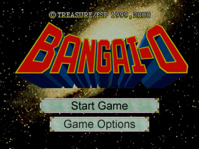 Bangai-O Title Screen