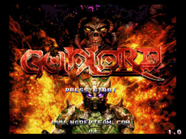 GunLord Title Screen