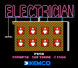 Electrician Title Screen