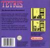 Tetris Box Art Back