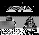 Cyraid Title Screen