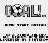 Goal! Title Screen