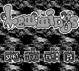 Lemmings Title Screen