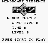 Loopz Title Screen