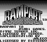 Rampart Title Screen