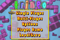 Tringo Title Screen
