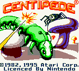 Centipede. Title Screen