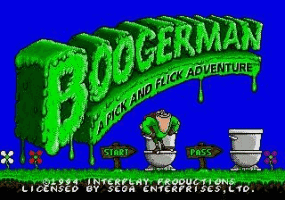 Boogerman Title Screen