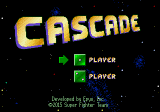 Cascade Title Screen