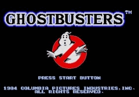 Ghostbusters Title Screen