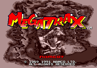 MegaTrax Title Screen