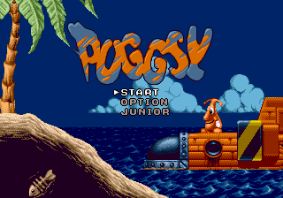 Puggsy Title Screen