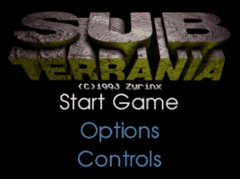 Sub-Terrania Title Screen