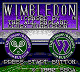 Wimbledon Title Screen