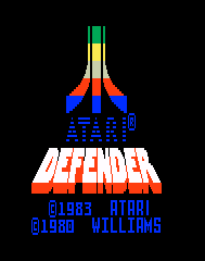 Defender Title Screen