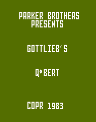 Q-bert Title Screen