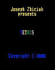 Tetris Title Screen