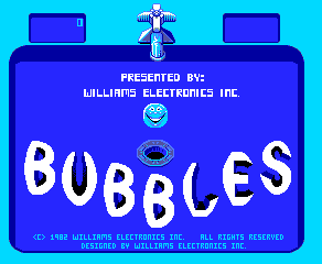 Bubbles Title Screen