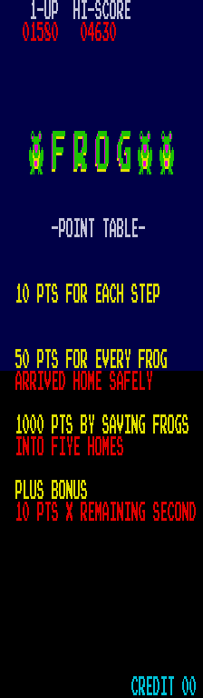 Frog Title Screen