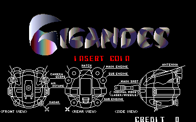 Gigandes Title Screen