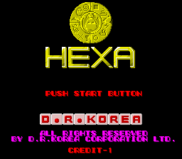 Hexa Title Screen