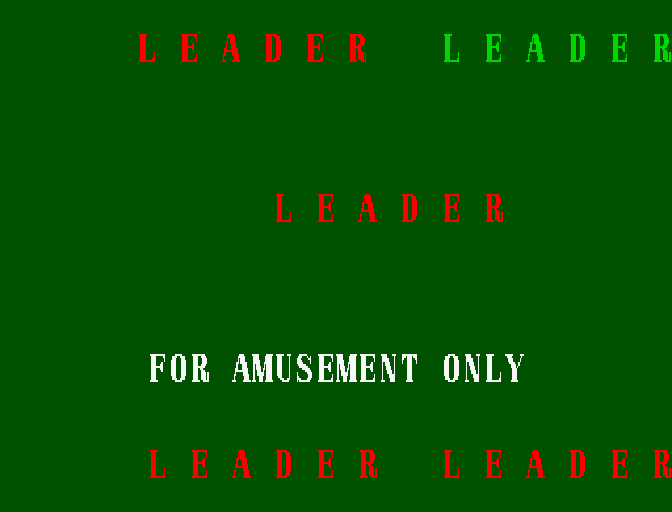 Leader Title Screen