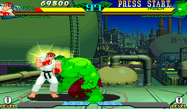 Play Arcade Marvel Super Heroes vs Street Fighter (970702 Japan) Online in  your browser 