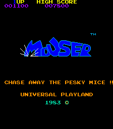 Mouser Title Screen