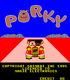 Porky Title Screen