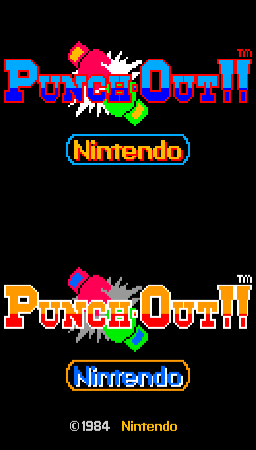Punch-Out!! Title Screen
