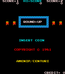 Round-Up Title Screen