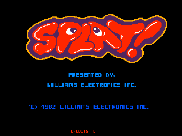 Splat! Title Screen
